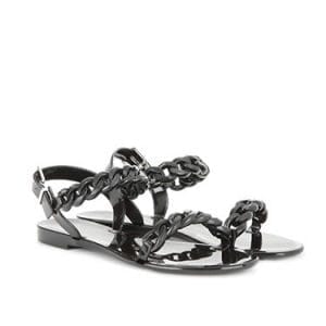 Sandales plates en pvc, Givenchy.